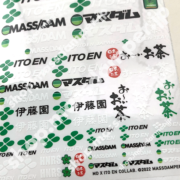 Mass/Dam x Ito En Oi Ocha Collab Decal & Sticker Set
