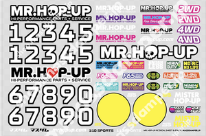 Mr. Hop-Up RC Decal Sheet B