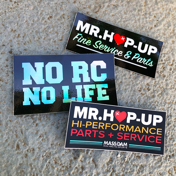 Mr. Hop-Up No RC No Life Sticker Pack