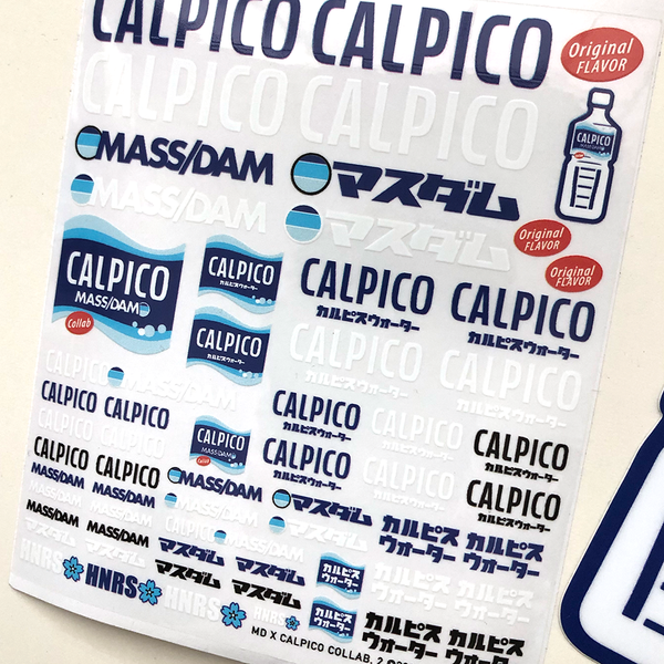 Mass/Dam x Calpico Collab Decal & Sticker Set v2