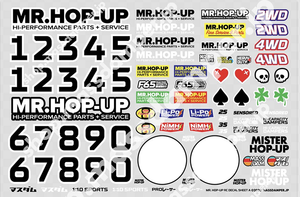 Mr. Hop-Up RC Decal Sheet A