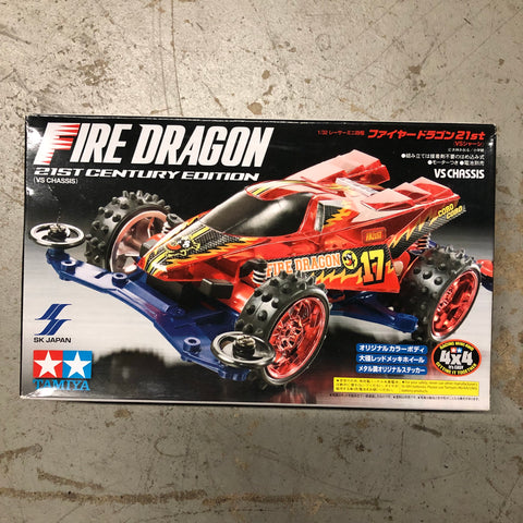 Tamiya Mini 4WD Fire Dragon 21st Century Edition - Clear Red (VS Chassis)