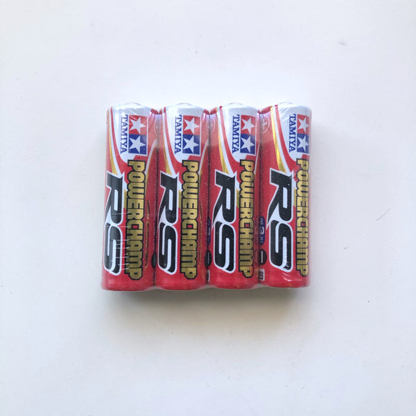 Tamiya PowerChamp RS AA Alkaline Battery 4-pack